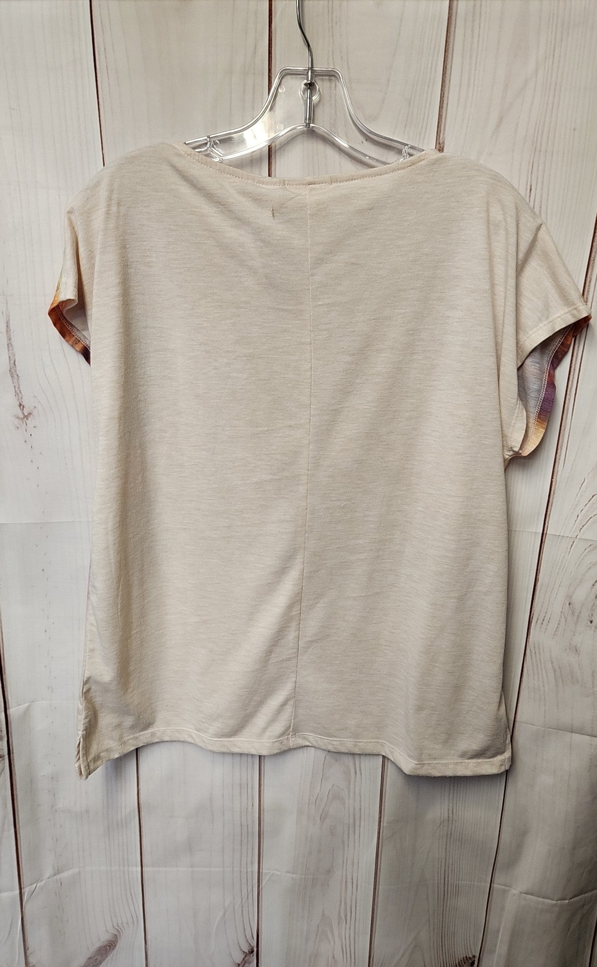 Chico's Women's Size 2 = US L Pink Short Sleeve Top