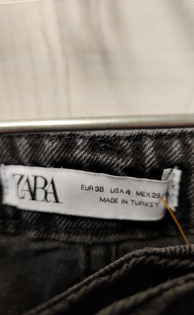 Zara Women's Size 27 (3-4) Black Jeans