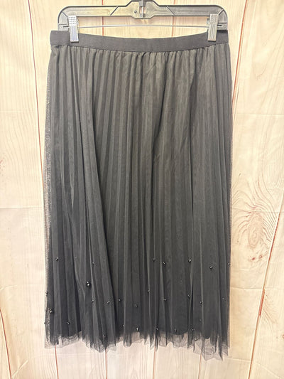Dr2 Women's Size L Black Lace Beaded Skirt