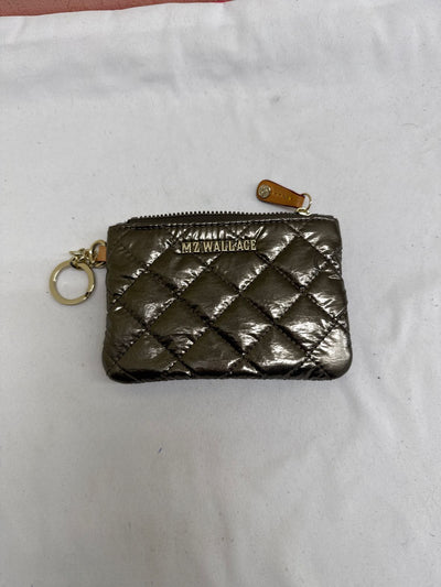 MZ Wallace Quilted Silver Change Purse