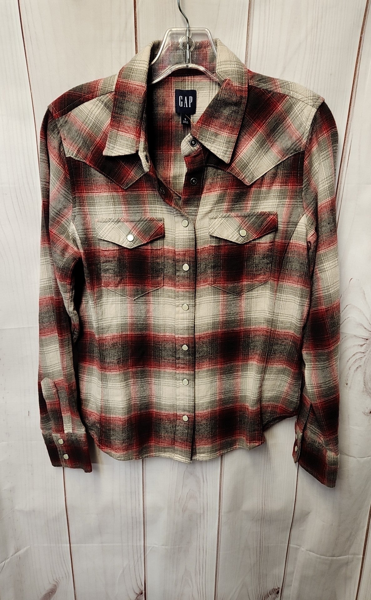 Gap Women's Size S Red Long Sleeve Top