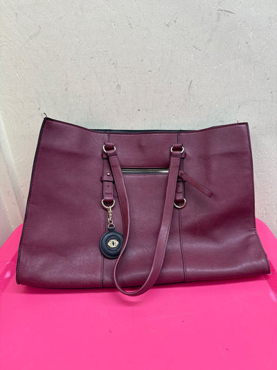 Kate Landry Maroon Tote Bag