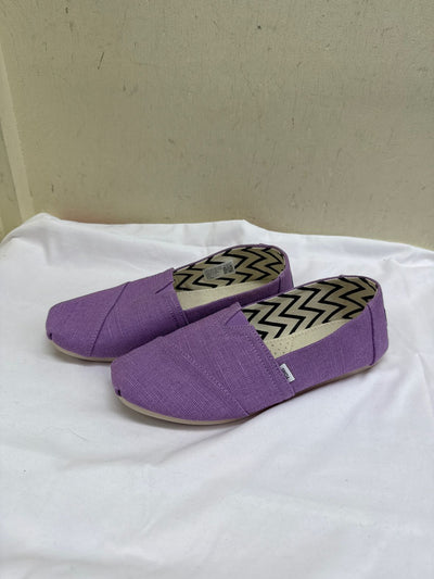 Toms Women's Size 7-1/2 Purple Flats