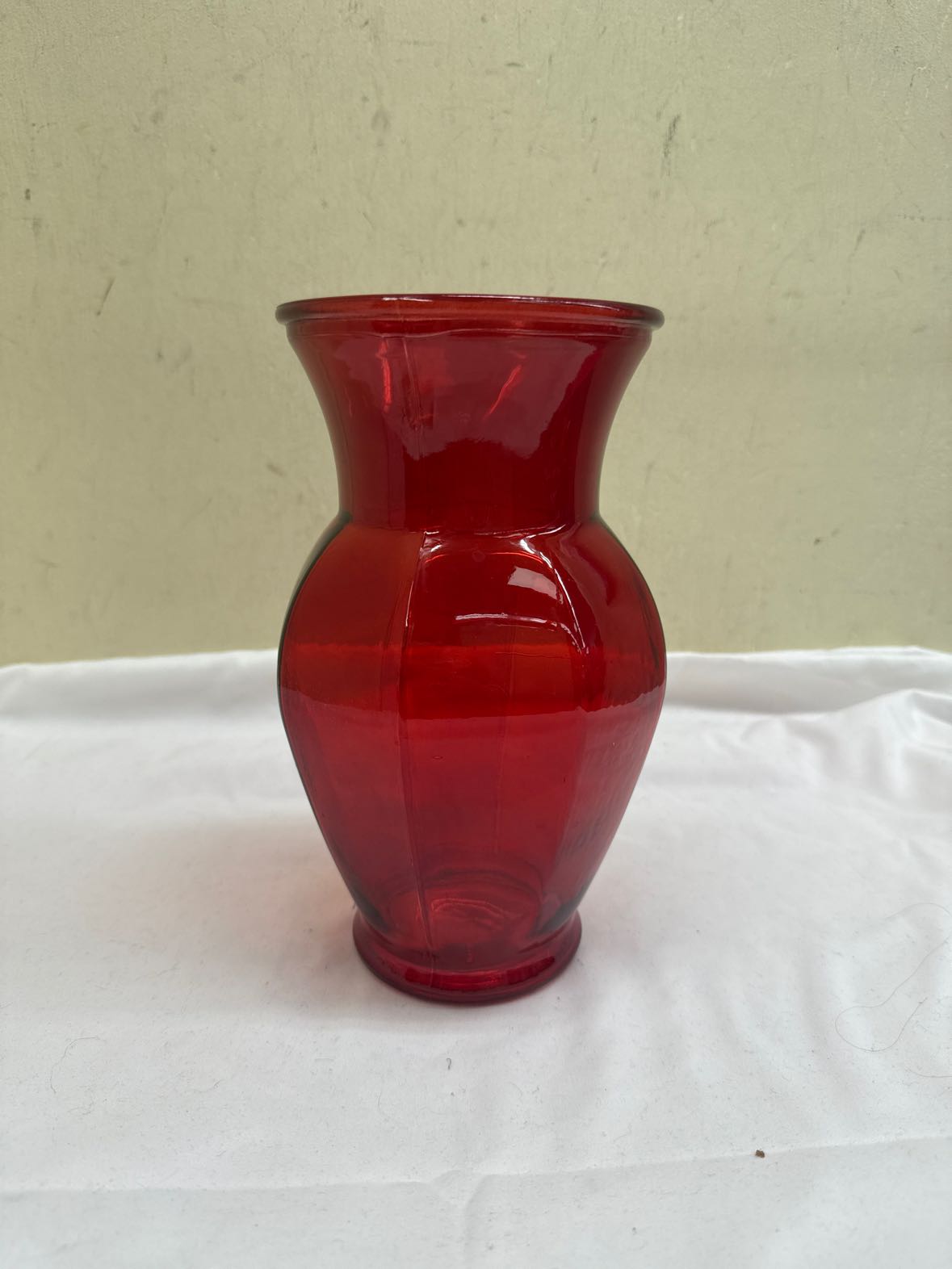Red Vase