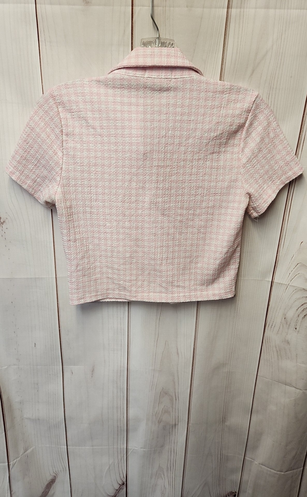 Ultra Flirt Women's Size S Pink Short Sleeve Top