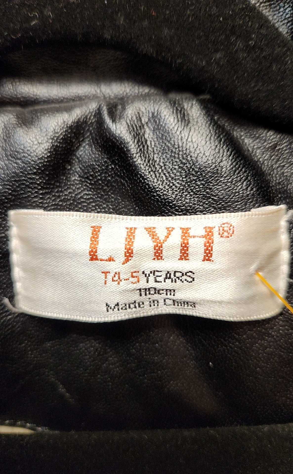 LJYH Boy's Size 4/5 Black Jacket