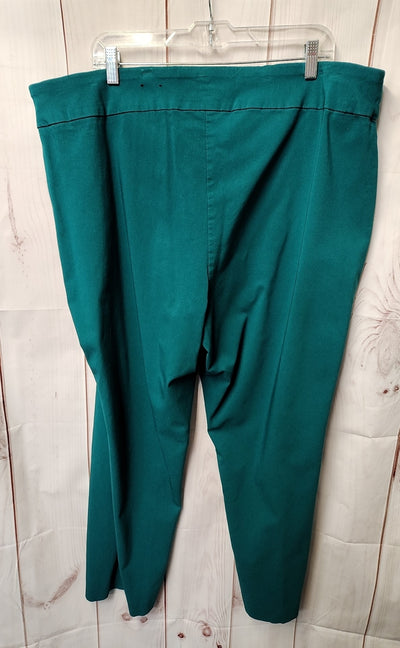 JM Collection Women's Size 24 Green Pants