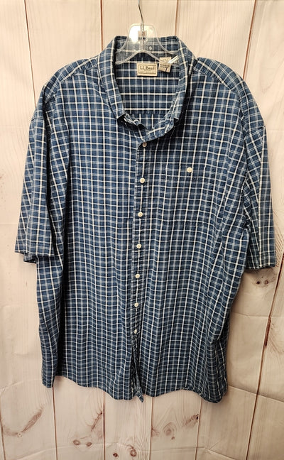 LL Bean Men's Size XXL Blue Shirt