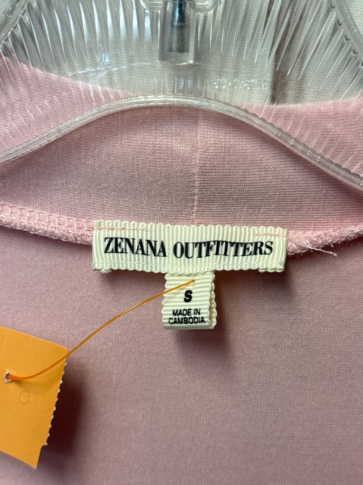 Zenana Women's Size S Pink Cardigan