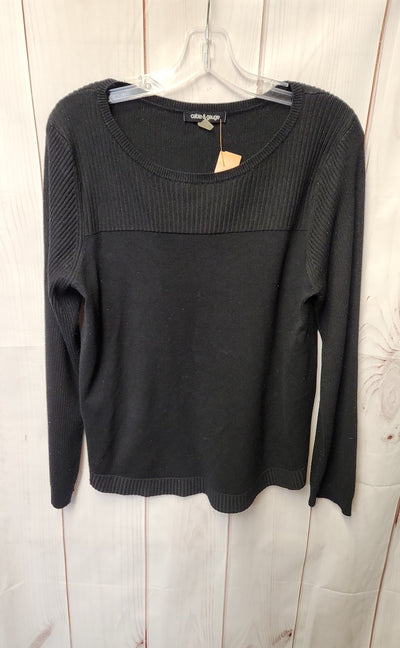 Cable & Gauge Women's Size L Black Sweater