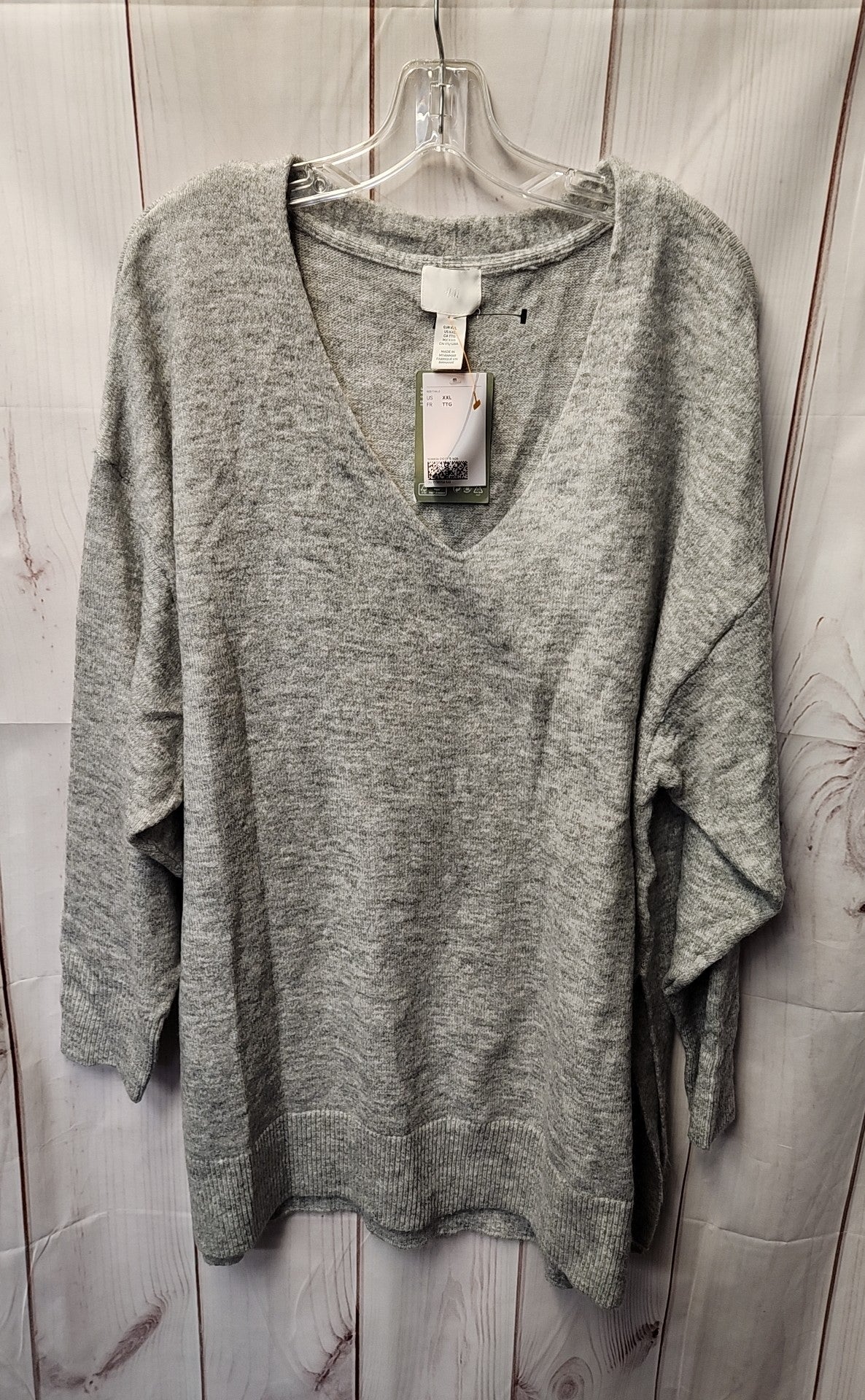 H&M Women's Size XXL Gray Sweater