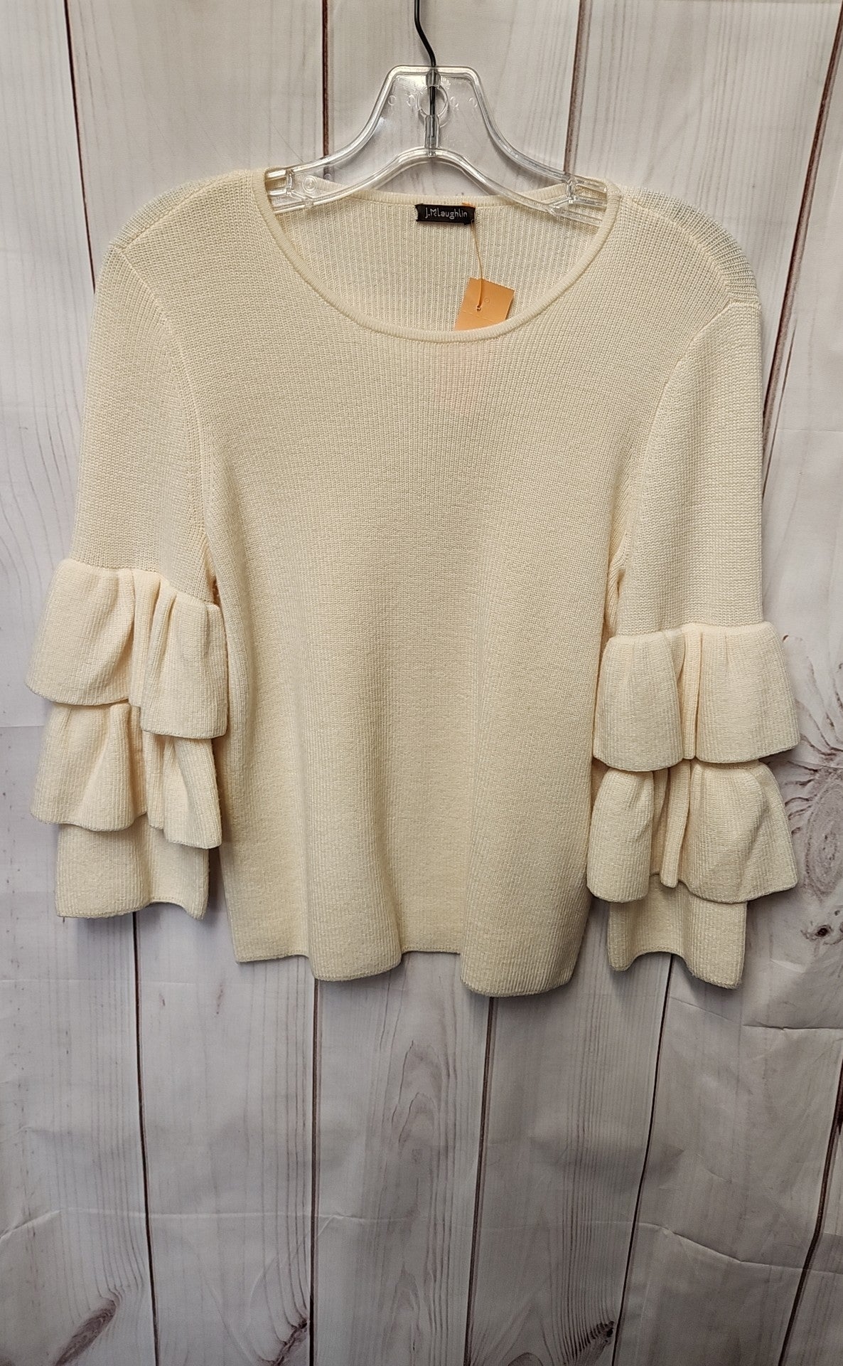 J McLaughlin Women's Size S White Sweatshirt