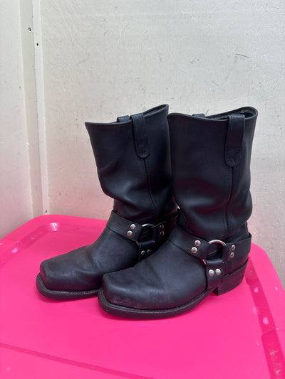 Double H Men's Size 10 Black Harness Boots