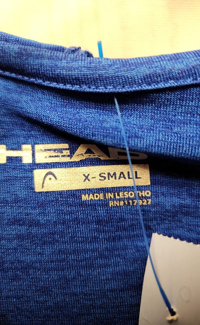 Head Women's Size XS Blue Long Sleeve Top