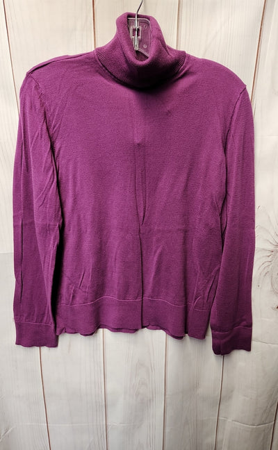 Chaps Women's Size XL Purple Sweater