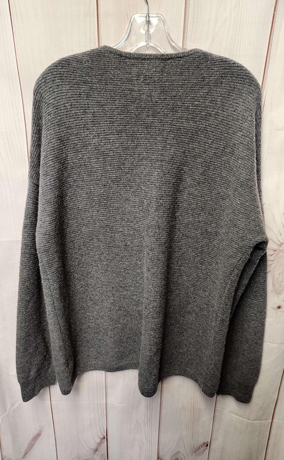 Signature Women's Size XL Gray Cashmere Sweater