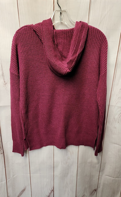 NWT Cynthia Rowley Women's Size S Purple Hooded Sweater