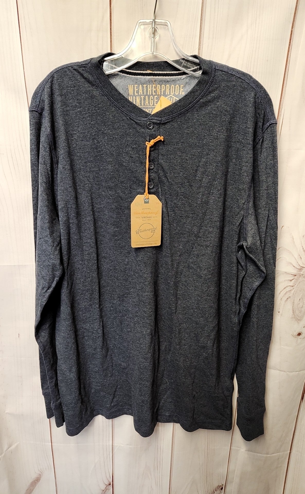 NWT Weatherproof Men's Size L Maritime Blue Shirt