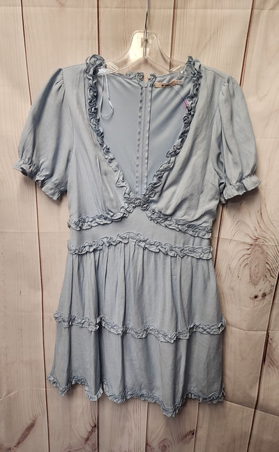 Mi Ami Women's Size M Light Blue Dress