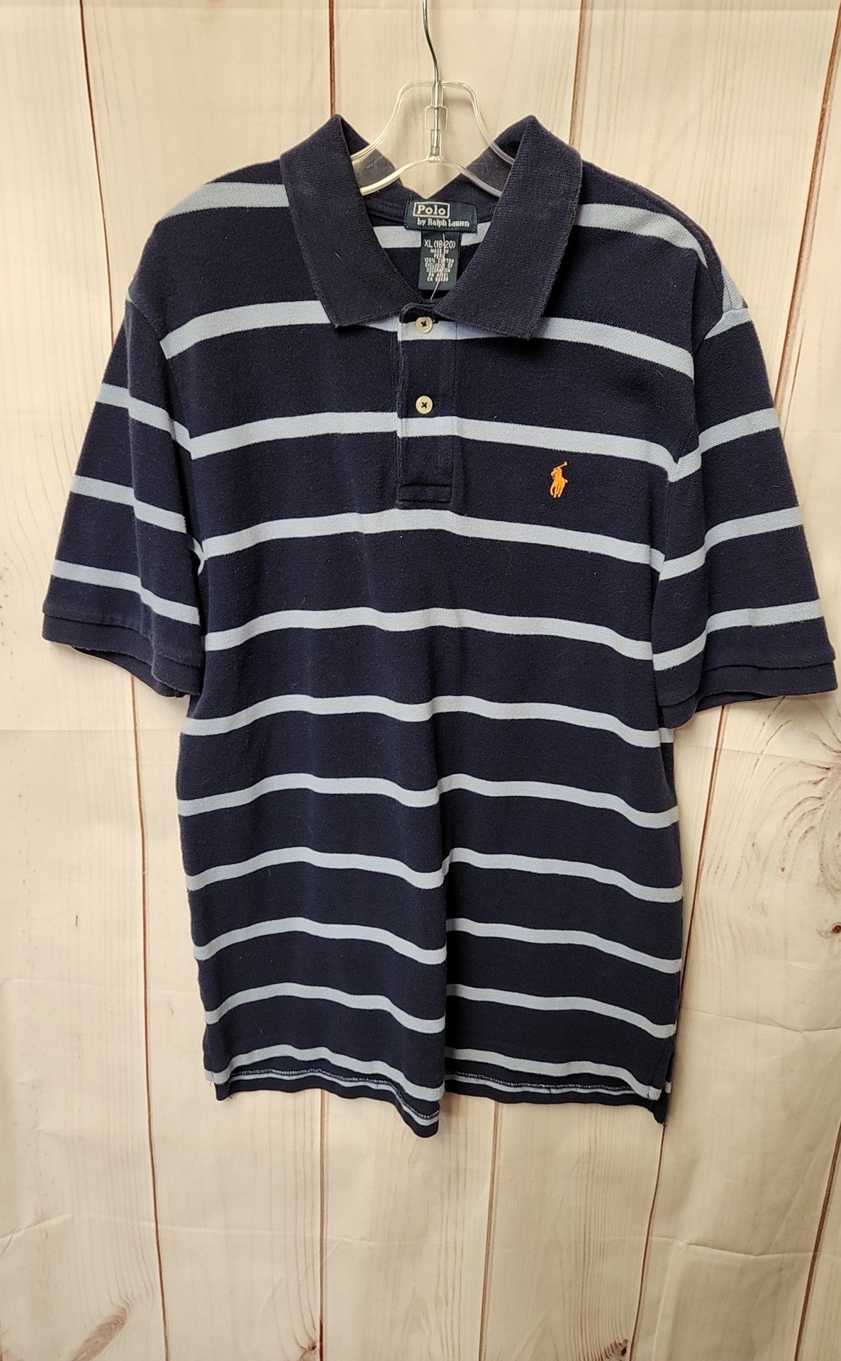 Polo by Ralph Lauren Boy's Size 18/20 Navy Shirt