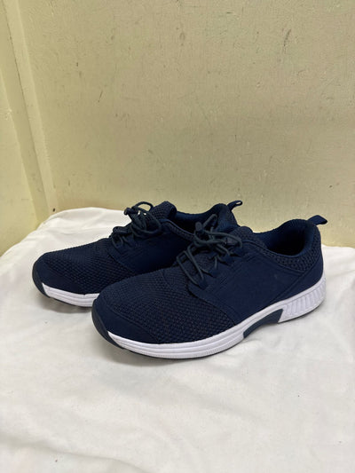 Orthofeet Women's Size 12 Navy Sneakers Shoes