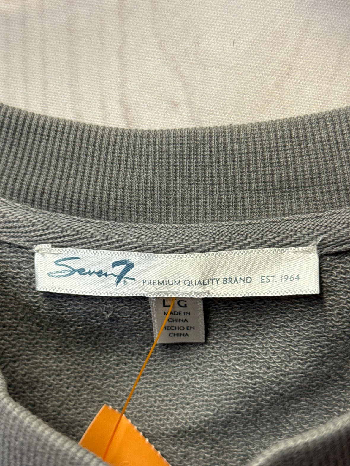 Seven7 Women's Size L Gray Sweatshirt