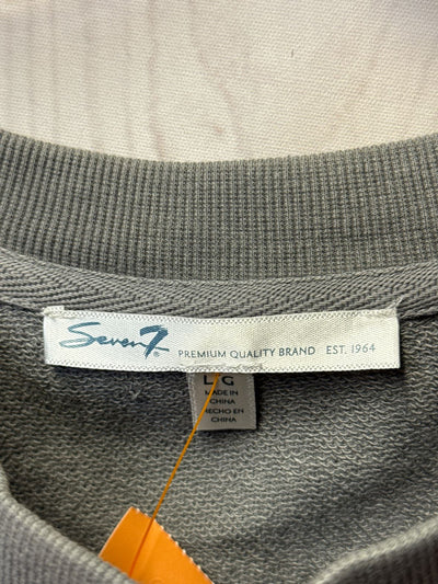 Seven7 Women's Size L Gray Sweatshirt