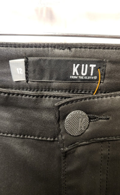 NWT Kut from the Kloth Women's Size 12 Black Pants Donna High Rise Skinny