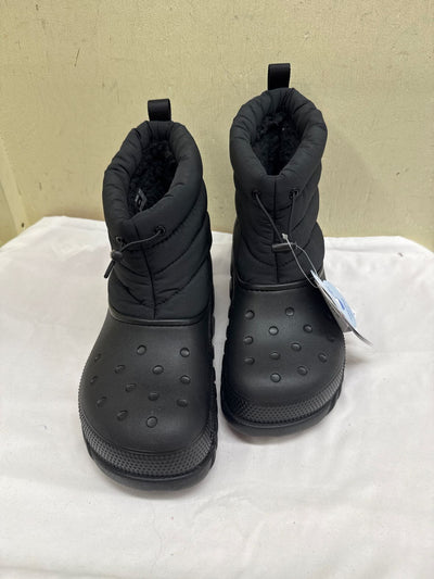 NWT Crocs Men's Size 7 Black Boots Shoes