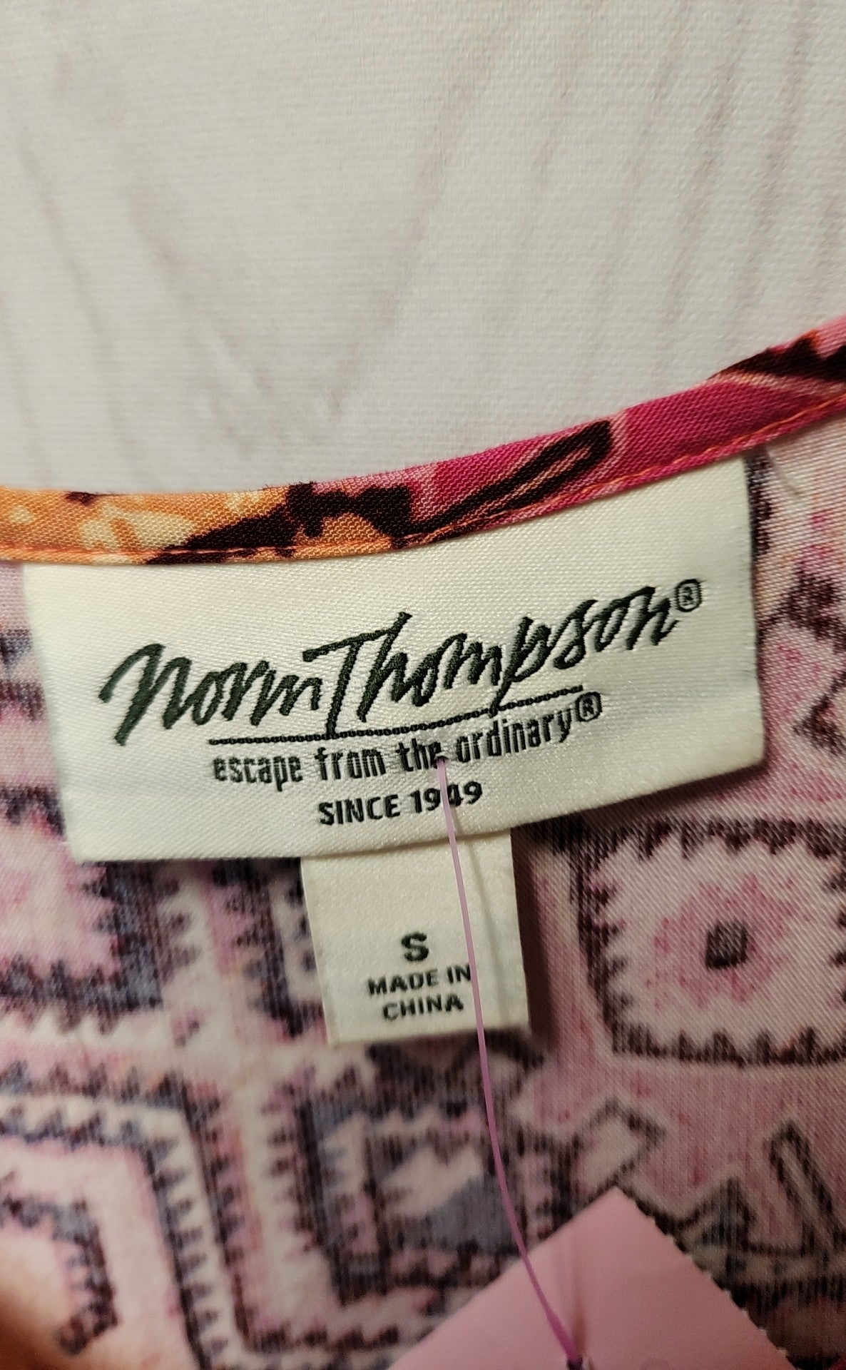 Norm Thompson Women's Size S Pink Dress