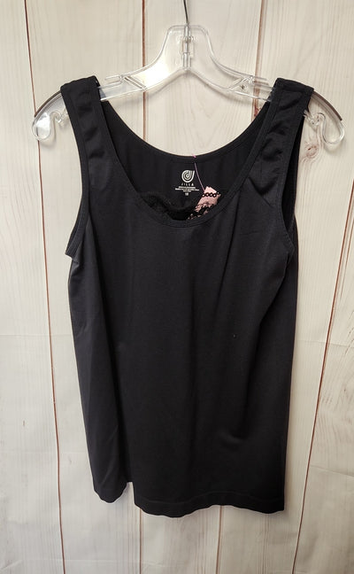Jilla Women's Size 1X Black Sleeveless Top