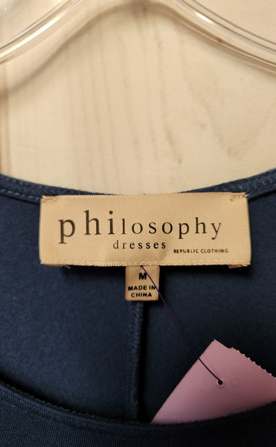 Philosophy Women's Size M Blue Dress