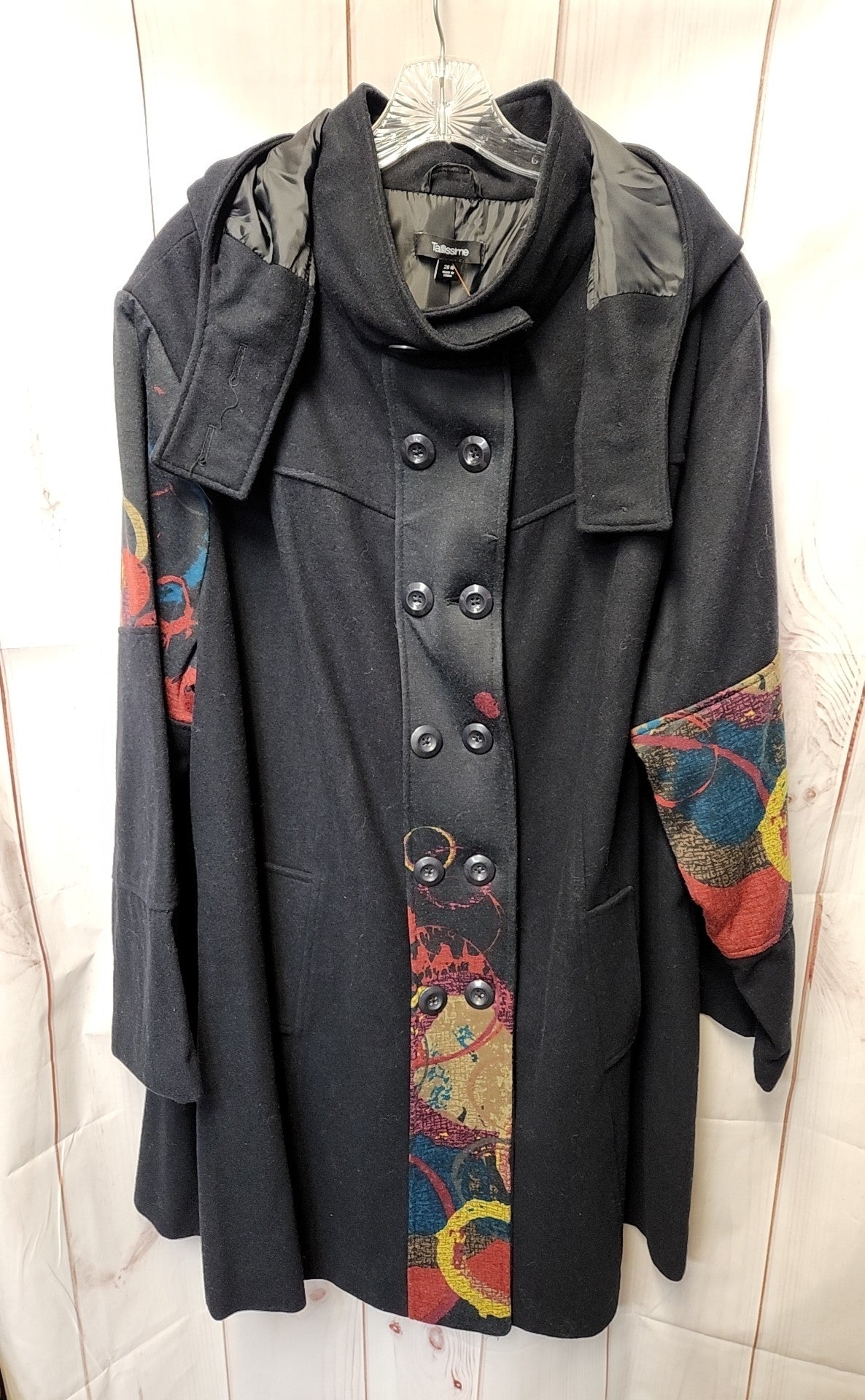 Taillissime Women's Size 28 Black Coat