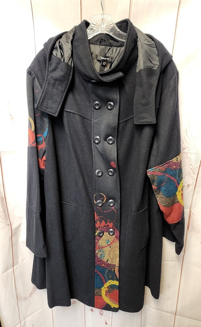 Taillissime Women's Size 28 Black Coat