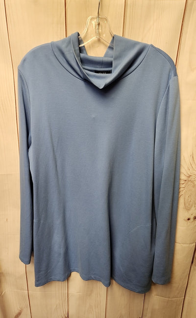 Jones New York Women's Size XL Blue Sweatshirt