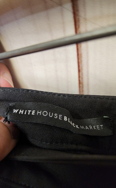 White House Black Market Women's Size 8 Petite Black Pants The Skinny Ankle