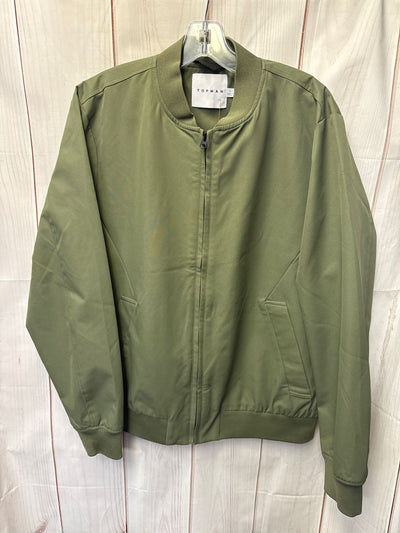 Topman Men's Size L Green Jacket