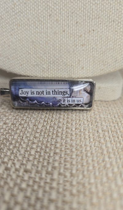 Sally Jean Silver JOY Pendant