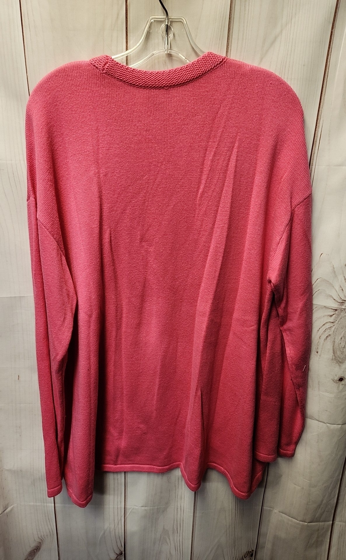 J Jill Women's Size XL Pink Cardigan