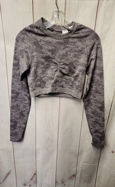 Gymshark Women's Size L Purple Long Sleeve Top