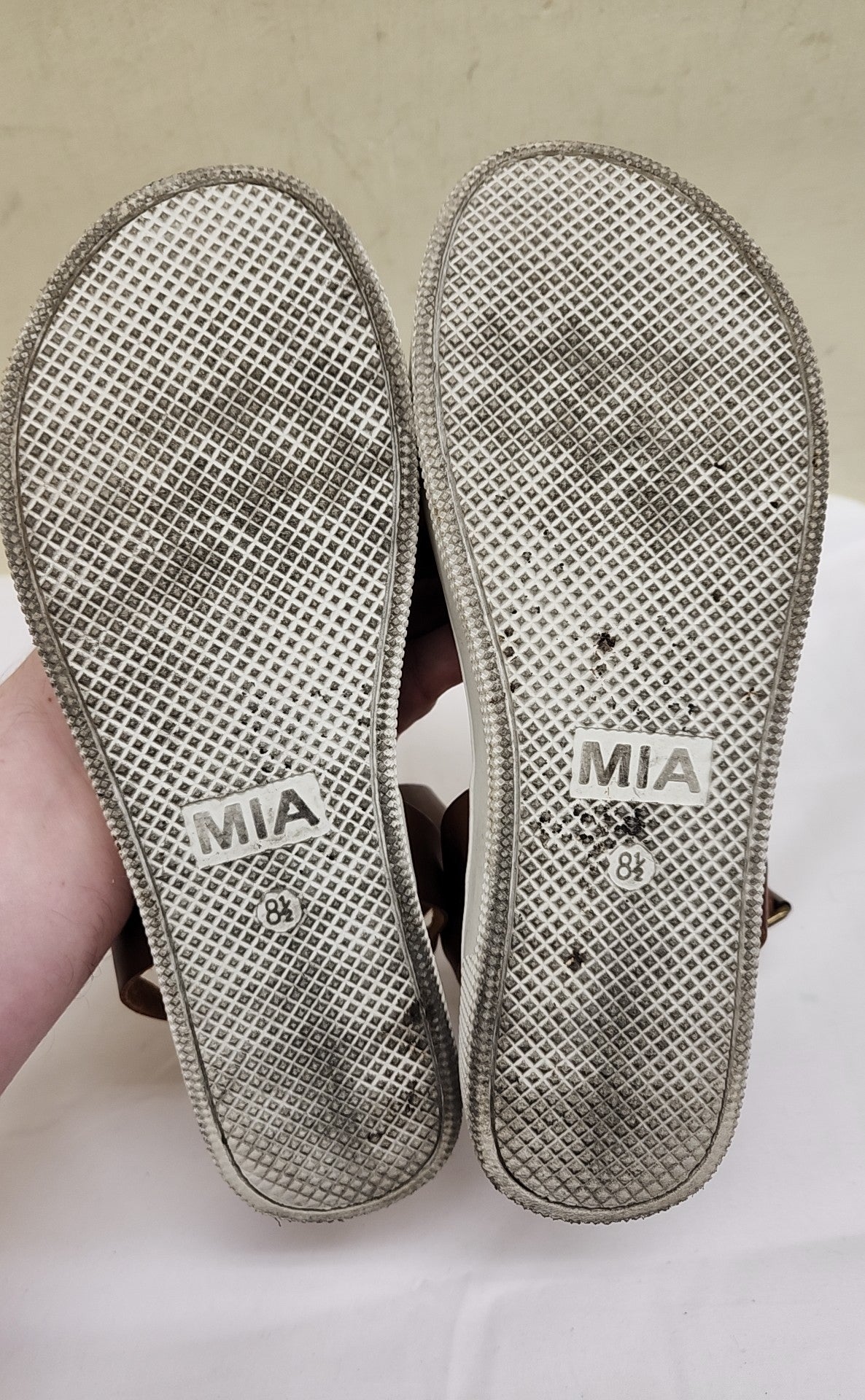 Mia Women's Size 8-1/2 Brown Sandals