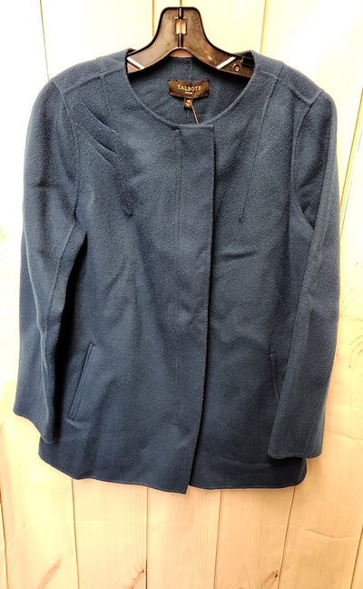 Talbots Women's Size M Petite Blue Jacket