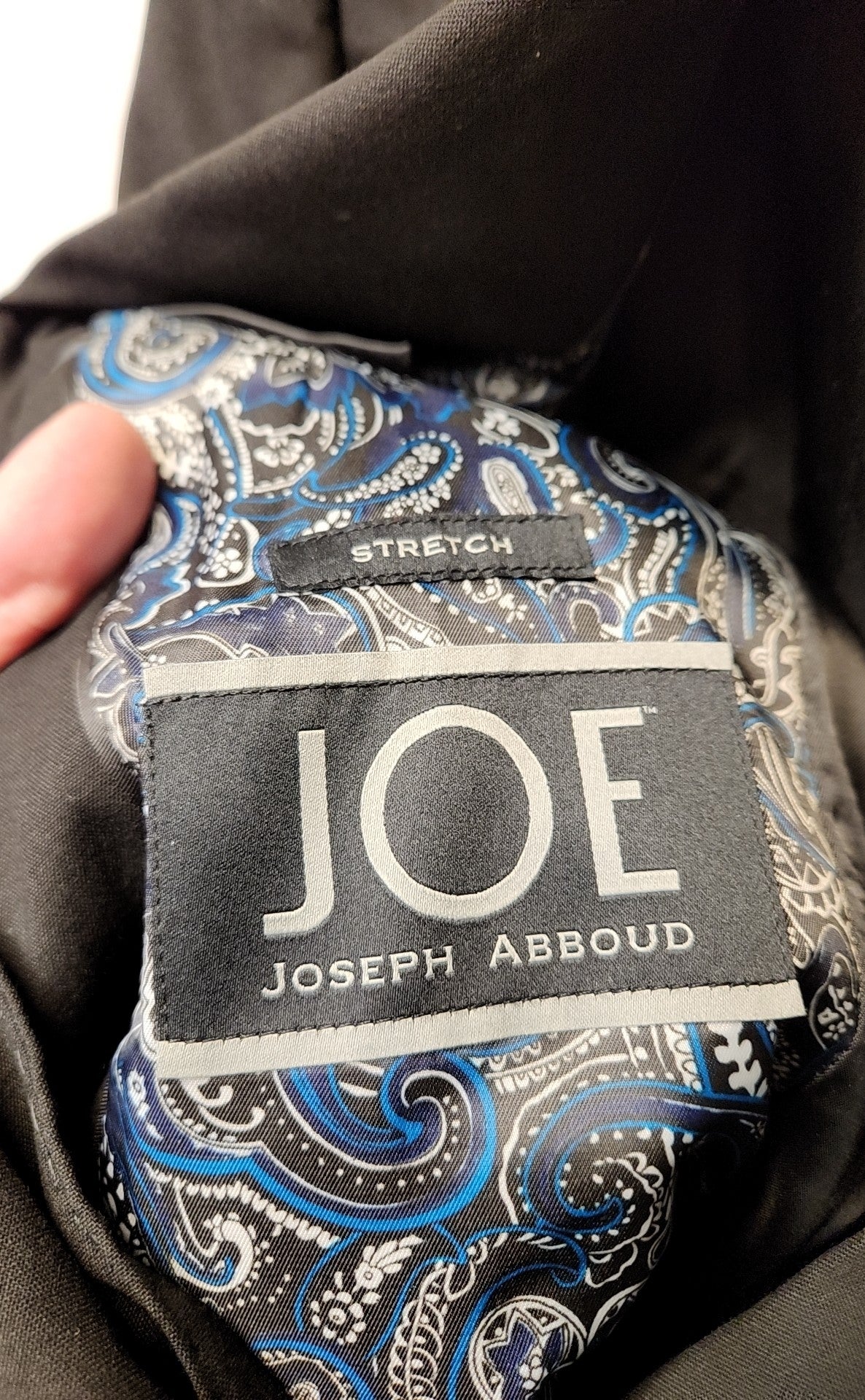 Joseph Abboud Men's Size 36 Black Sport Coat