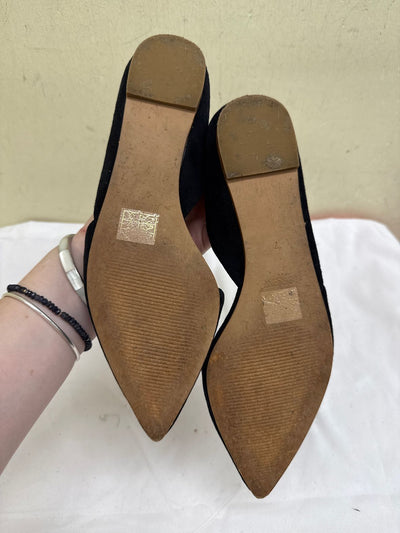 J Crew Women's Size 7 Black Flats Shoes