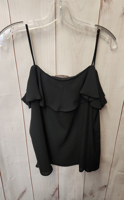 Loft Women's Size M Black Sleeveless Top