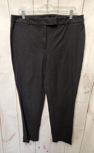 Talbots Women's Size 14 Black Pants High Waist Straight Pant