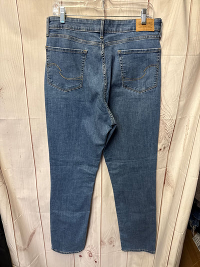 Levis Women's Size 31 (11-12) Blue Jeans Shaping High Rise Straight