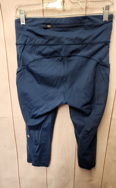 Lululemon Women's Size 8 Teal Active Capris