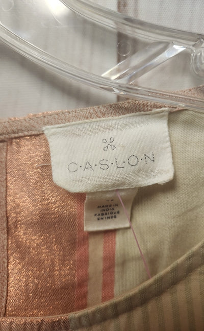Caslon Women's Size XS Pink & White Dress