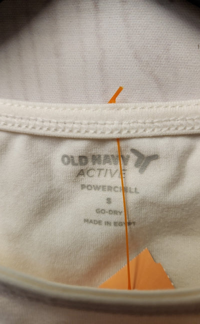 Old Navy Women's Size S White Short Sleeve Top